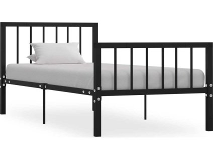 Rám postele kov 100 x 200 cm [284563] (Barva Bílá)