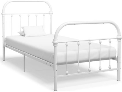 Rám postele kovový 90 x 200 cm [284498] (Barva Černá)