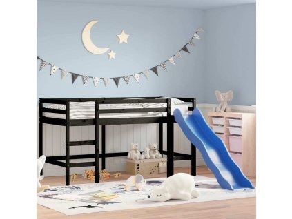 Dětská patrová postel se skluzavkou 80x200 cm borové dřevo [835906]