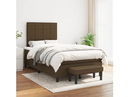 Box spring postel s matrací 120x200 cm textil [3136584]