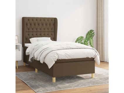 Box spring postel s matrací 90x190 cm textil [3128728]