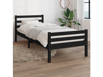 Rám postele masivní dřevo 90 x 190 cm jednolůžko [814788]