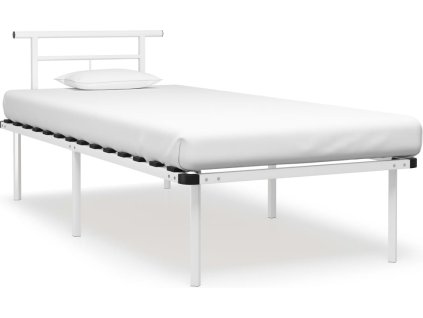 Rám postele kov 90 x 200 cm [324821] (Barva Bílá)