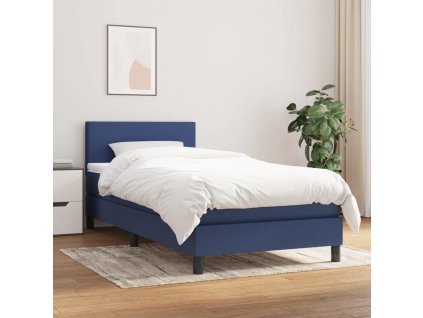 Box spring postel s matrací 90x190 cm textil [3139863]
