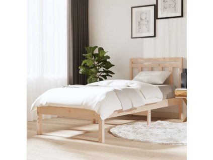 Rám postele masivní dřevo 90 x 190 cm Single [3100557]