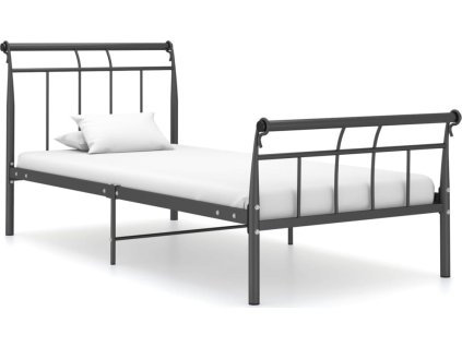 Rám postele kov 100 x 200 cm [325033] (Barva Černá)
