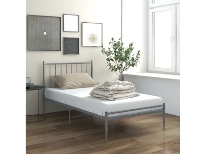 Rám postele kov 100 x 200 cm [325012] (Barva Černá)