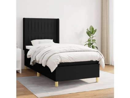 Box spring postel s matrací 90x190 cm textil [3132115]