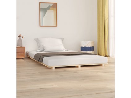 Rám postele 120 x 200 cm masivní borovice [824563]