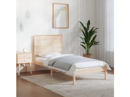 Rám postele masivní dřevo 90 x 190 cm Single [3104768]