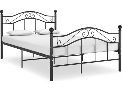 Rám postele kov 120 x 200 cm [324994] (Barva Černá)