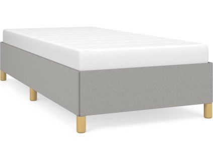 Rám postele bez matrací 90x200 cm textil [347133] (Barva Světle šedá)