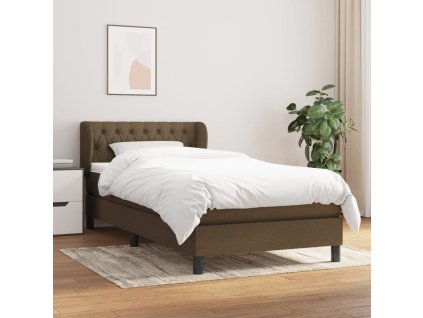 Box spring postel s matrací 90x190 cm textil [3126448]