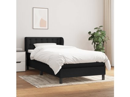 Box spring postel s matrací 90x190 cm textil [3126527]
