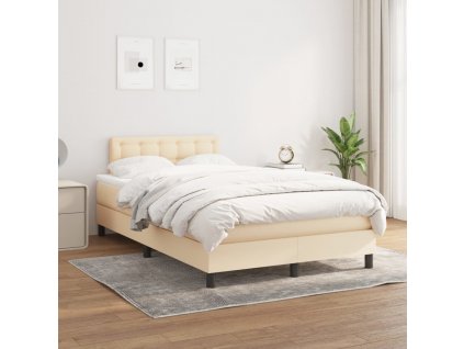 Box spring postel s matrací 120x200 cm textil [3140366]