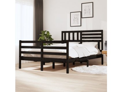 Rám postele masivní dřevo 120 x 200 cm [3101085]