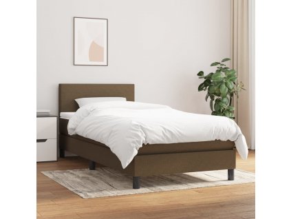 Box spring postel s matrací 90x200 cm textil [3139868]