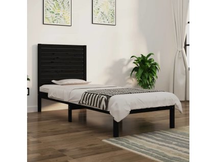 Rám postele masivní dřevo 75 x 190 cm Small Single [3104571] (Barva medová hnědá)