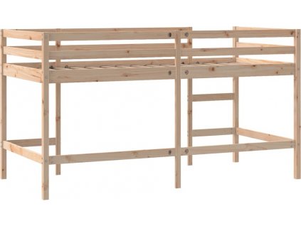 Dětská patrová postel se žebříkem 80 x 200 cm borové dřevo [835895]