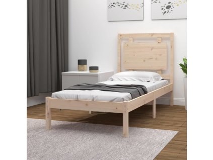 Rám postele masivní dřevo 90 x 190 cm Single [3105500]