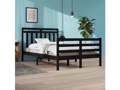 Rám postele masivní dřevo 120 x 200 cm [3105312]