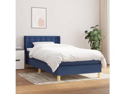 Box spring postel s matrací 90x200 cm textil [3130567]