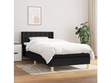 Box spring postel s matrací 90x190 cm textil [3130559]