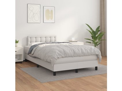Box spring postel s matrací 120x200 cm umělá kůže [3141116]