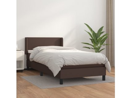 Box spring postel s matrací 80 x 200 cm umělá kůže [3130628]