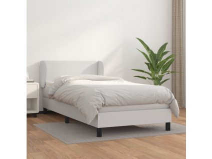 Box spring postel s matrací 90x200 cm umělá kůže [3127170]