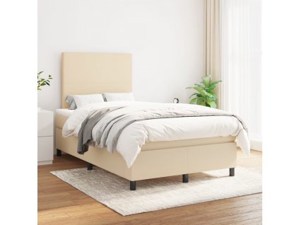 Box spring postel s matrací 120x200 cm textil [3141606]