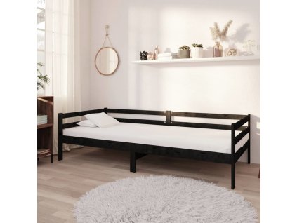 Denní postel s matrací 90 x 200 cm masivní borové dřevo [3083558]
