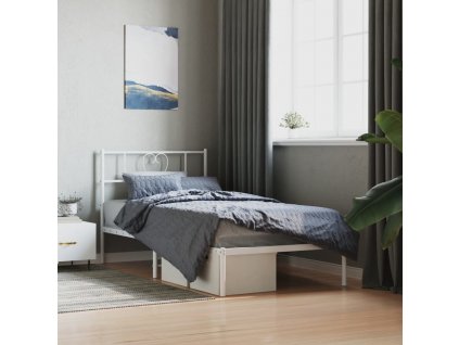 Kovový rám postele s čelem 75 x 190 cm [355502]