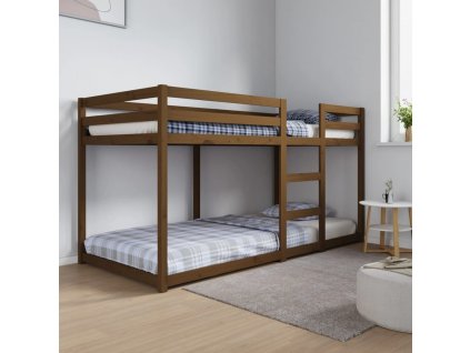 Patrová postel 90x200 cm masivní borové dřevo [821647]