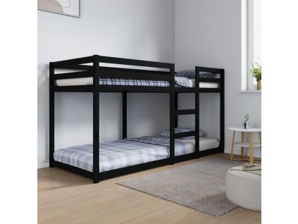 Patrová postel 80 x 200 cm masivní borové dřevo [821653]