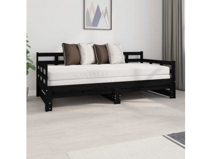 Výsuvná postel masivní borovice 2x (90 x 190) cm [820384]