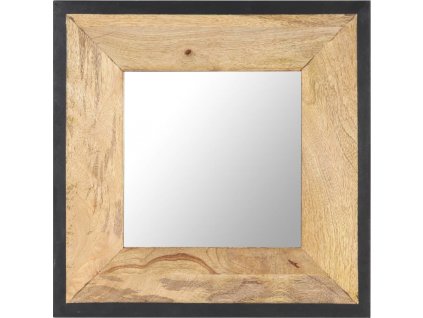Zrcadlo 50 x 50 cm masivní mangovníkové dřevo [321629]