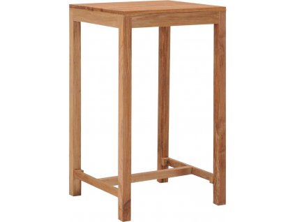 Zahradní barový stůl 60 x 60 x 105 cm masivní teakové dřevo [287235]