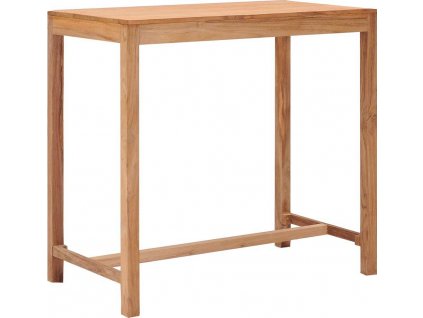 Zahradní barový stůl 110 x 60 x 105 cm masivní teakové dřevo [287234]