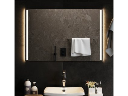 Koupelnové zrcadlo s LED osvětlením 90 x 60 cm [151752]