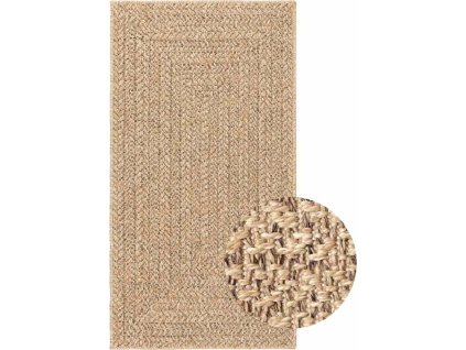 Koberec ZIZUR 80x150cm jutový vzhled interiér exteriér [364830]