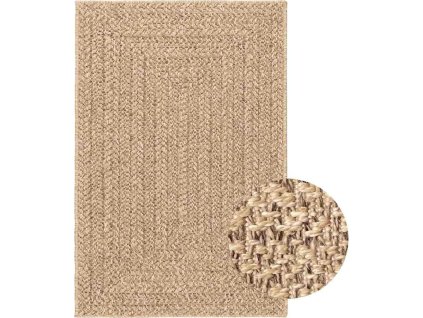 Koberec ZIZUR 200x290cm jutový vzhled interiér exteriér [364834]