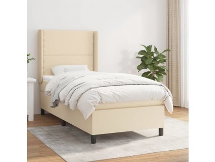 Box spring postel s matrací 80 x 200 cm textil [3131307]