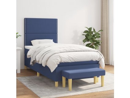 Box spring postel s matrací 80x200 cm textil [3137031]