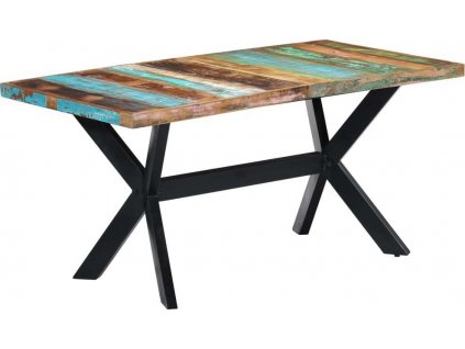Jídelní stůl 160 x 80 x 75 cm masivní sheeshamové dřevo [247435]