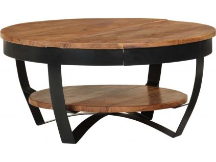 Konferenční stolek 65 x 65 x 32 cm masivní akáciové dřevo [289616]