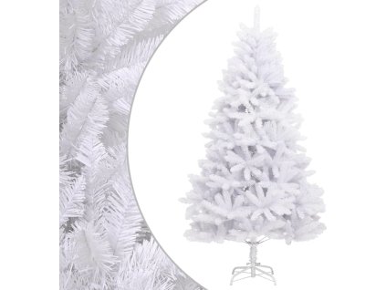 Umělý sklápěcí vánoční stromek se stojanem 240 cm [357788] (Barva Bílá)