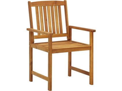 Zahradní židle s poduškami 6 ks masivní akáciové dřevo [3078149]