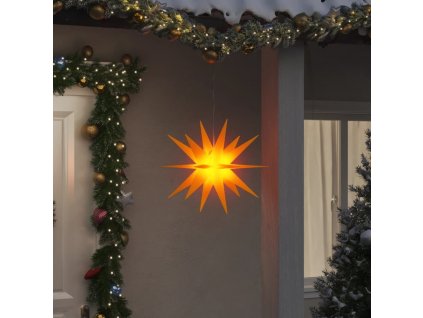 Svítící vánoční hvězda s LED skládací 43 cm [356186]