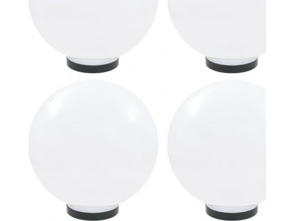 Kulovité LED lampy 4 ks koule 30 cm PMMA [277143]